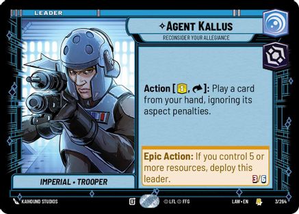 Image of Agent Kallus - Reconsider Your Allegiance (3/264) - A Lawless Time