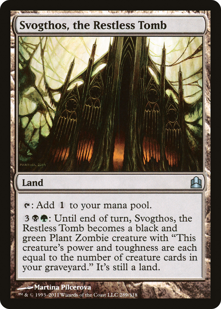 Image of Svogthos, the Restless Tomb (CMD-289) - Commander 2011