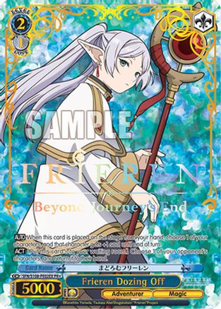 Image of Frieren Dozing Off (SFN/S108-PE02EX) (SFN/S108-PE02EX PR) - Bushiroad Event Cards