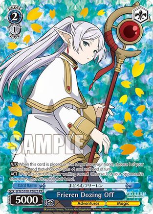 Image of Frieren Dozing Off (Foil) (SFN/S108-PE02S PR) - Bushiroad Event Cards