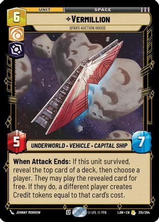 Image of Vermillion - Qi'Ra's Auction House (215/264) - A Lawless Time