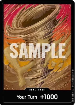 Image of DON!! Card (Crocodile) (Double Pack Set Vol. 9) - The Azure Sea's Seven Foil