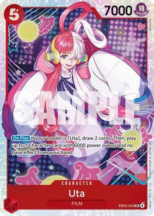 Image of Uta (003) (EB03-003) - Extra Booster: One Piece Heroines Edition Foil