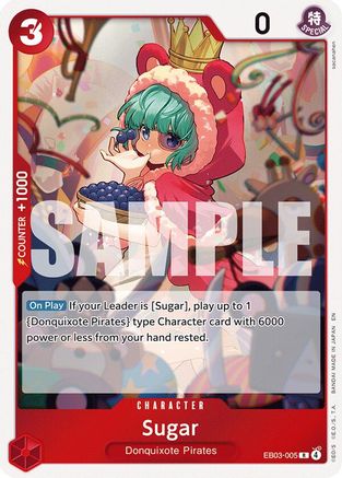 Image of Sugar (EB03-005) - Extra Booster: One Piece Heroines Edition Foil