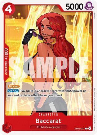 Image of Baccarat (EB03-007) - Extra Booster: One Piece Heroines Edition