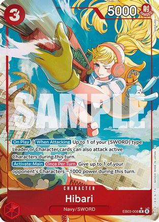 Image of Hibari (Alternate Art) (EB03-008) - Extra Booster: One Piece Heroines Edition Foil