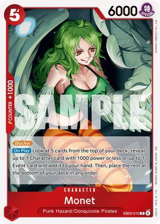 Image of Monet (EB03-010) - Extra Booster: One Piece Heroines Edition Foil