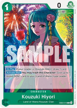 Image of Kouzuki Hiyori (EB03-016) - Extra Booster: One Piece Heroines Edition
