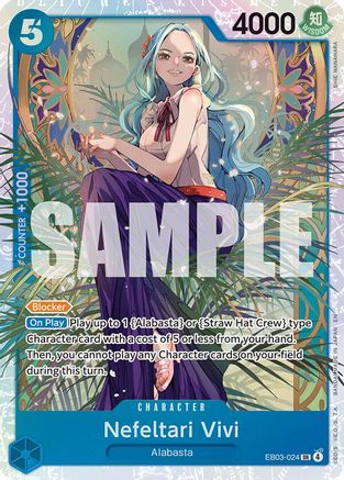 Image of Nefeltari Vivi (024) (EB03-024) - Extra Booster: One Piece Heroines Edition Foil