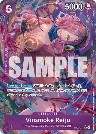 Image of Vinsmoke (Alternate Art) (EB03-031) - Extra Booster: One Piece Heroines Edition Foil