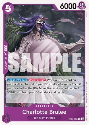 Image of Charlotte Brulee (EB03-033) - Extra Booster: One Piece Heroines Edition