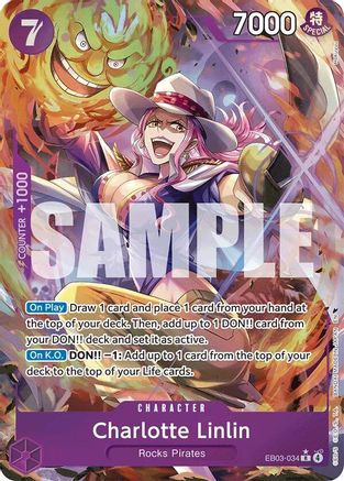 Image of Charlotte Linlin (Alternate Art) (EB03-034) - Extra Booster: One Piece Heroines Edition Foil