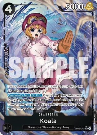 Image of Koala (Alternate Art) (EB03-042) - Extra Booster: One Piece Heroines Edition Foil