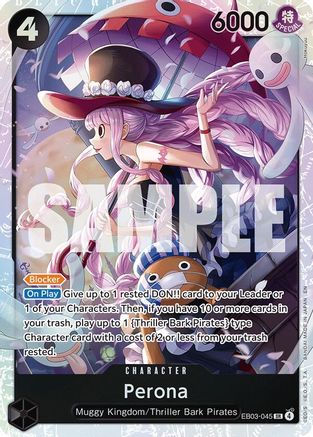 Image of Perona (EB03-045) - Extra Booster: One Piece Heroines Edition Foil