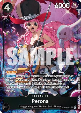 Image of Perona (Alternate Art) (EB03-045) - Extra Booster: One Piece Heroines Edition Foil