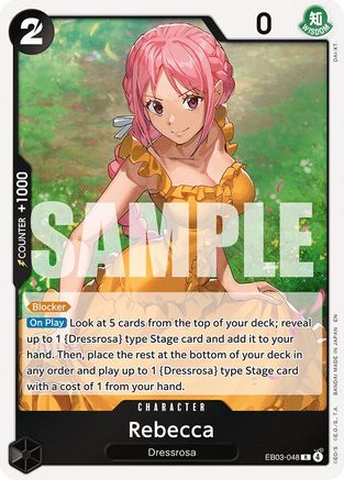 Image of Rebecca (EB03-048) - Extra Booster: One Piece Heroines Edition Foil