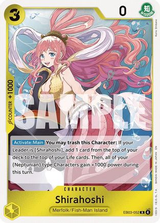 Image of Shirahoshi (EB03-052) - Extra Booster: One Piece Heroines Edition Foil