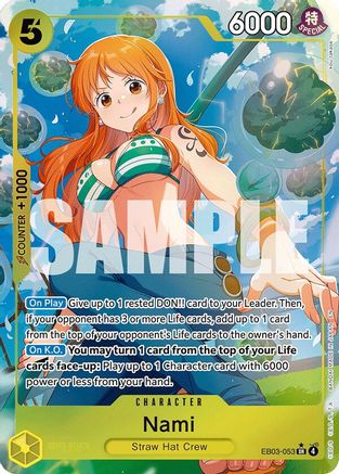 Image of Nami (053) (Alternate Art) (EB03-053) - Extra Booster: One Piece Heroines Edition Foil