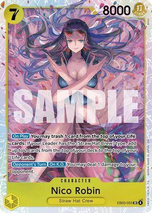 Image of Nico Robin (055) (EB03-055) - Extra Booster: One Piece Heroines Edition Foil