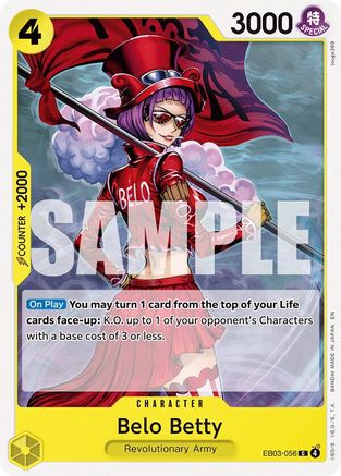 Image of Belo Betty (EB03-056) - Extra Booster: One Piece Heroines Edition