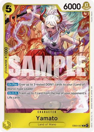 Image of Yamato (EB03-057) - Extra Booster: One Piece Heroines Edition Foil