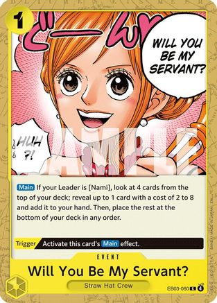Image of Will You Be My Servant? (EB03-060) - Extra Booster: One Piece Heroines Edition