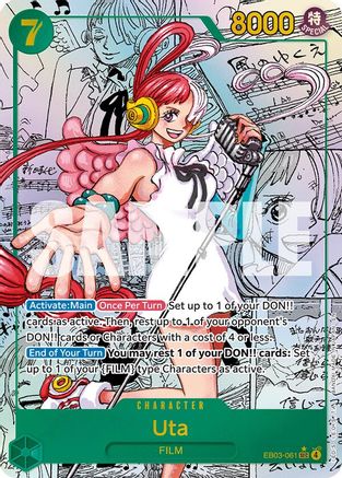 Image of Uta (061) (Manga) (EB03-061) - Extra Booster: One Piece Heroines Edition Foil