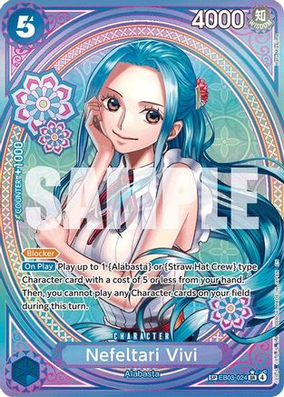 Image of Nefeltari Vivi - 024 (SP) (EB03-024) - Extra Booster: One Piece Heroines Edition Foil