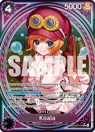Image of Koala (SP) (EB03-042) - Extra Booster: One Piece Heroines Edition Foil
