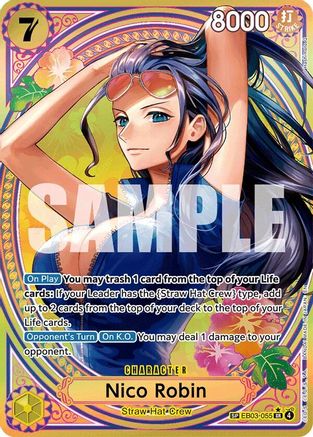 Image of Nico Robin - 055 (SP) (EB03-055) - Extra Booster: One Piece Heroines Edition Foil