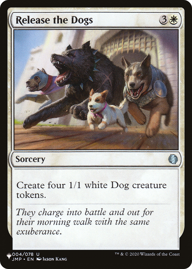 Image of Release the Dogs (LIST-004/078) - The List