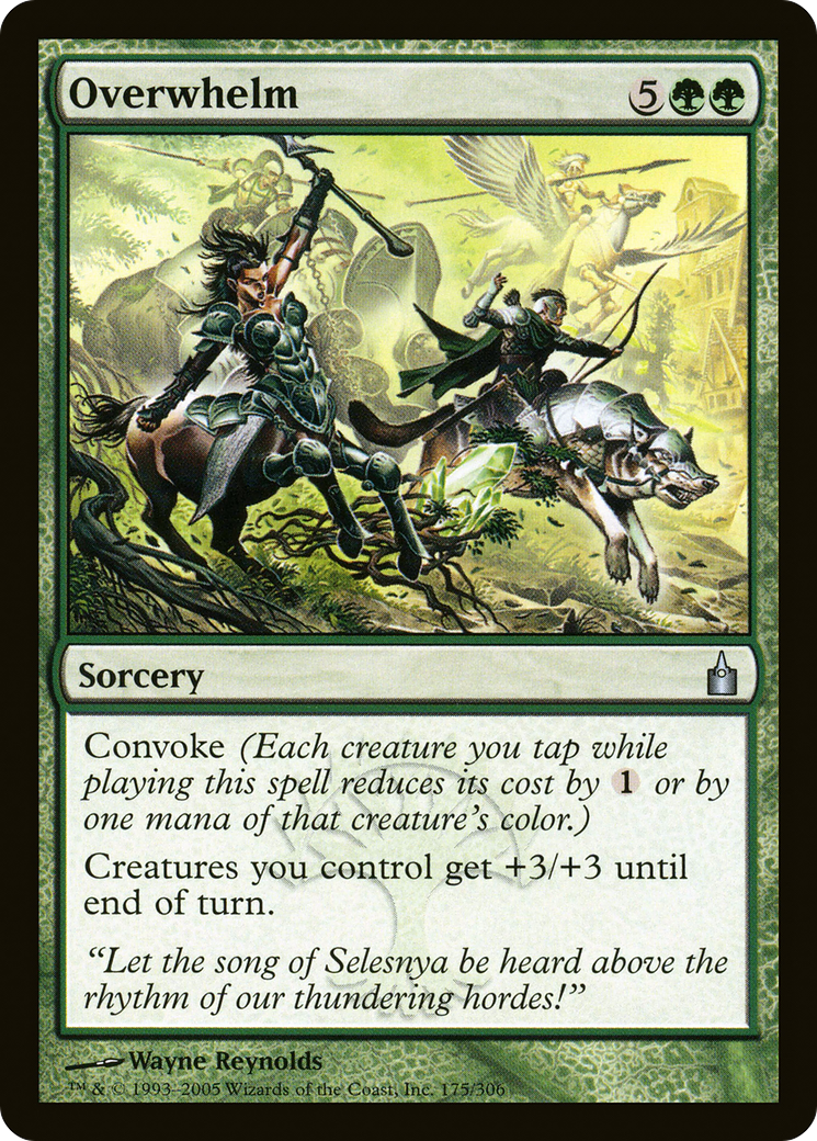 Image of Overwhelm (RAV-175) - Ravnica: City of Guilds