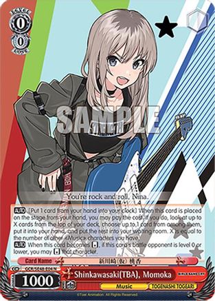 Image of Shinkawasaki(TBA), Momoka (GCR/SE48-E04 N) - Girls Band Cry Premium Booster