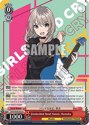Image of (Undecided Band Name), Momoka (GCR/SE48-E05 N) - Girls Band Cry Premium Booster