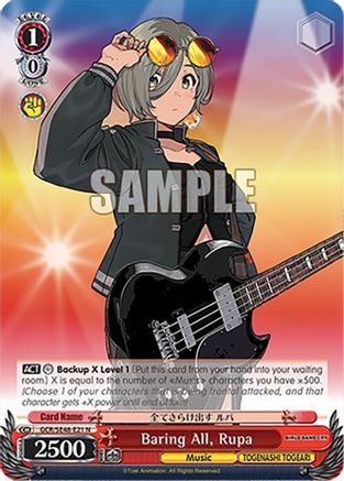 Image of Baring All, Rupa (GCR/SE48-E21 N) - Girls Band Cry Premium Booster