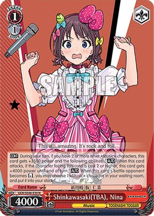 Image of Shinkawasaki(TBA), Nina (GCR/SE48-E30 N) - Girls Band Cry Premium Booster