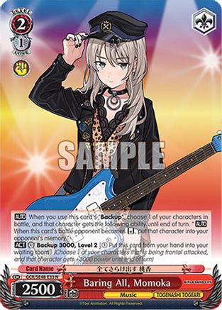 Image of Baring All, Momoka (GCR/SE48-E33 N) - Girls Band Cry Premium Booster