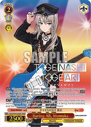 Image of Baring All, Momoka (GBCR) (GCR/SE48-E33GBC GBCR) - Girls Band Cry Premium Booster