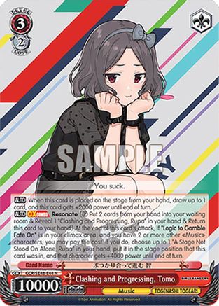 Image of Clashing and Progressing, Tomo (GCR/SE48-E44 N) - Girls Band Cry Premium Booster