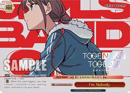 Image of I'm Nobody (GBCR) (GCR/SE48-E50GBC GBCR) - Girls Band Cry Premium Booster