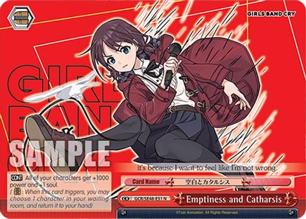 Image of Emptiness and Catharsis (GCR/SE48-E51 N) - Girls Band Cry Premium Booster