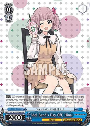 Image of Idol Band's Day Off, Hina (GCR/SE48-E57 N) - Girls Band Cry Premium Booster