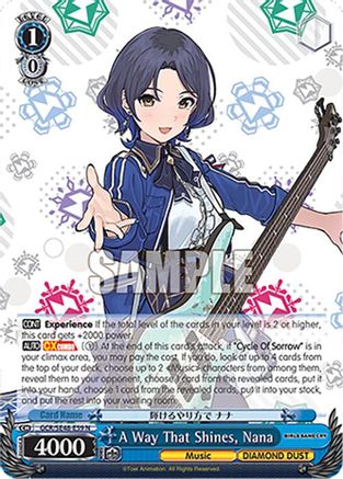 Image of A Way That Shines, Nana (GCR/SE48-E59 N) - Girls Band Cry Premium Booster