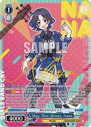 Image of A Way That Shines, Nana (SP) (GCR/SE48-E59SP SP) - Girls Band Cry Premium Booster