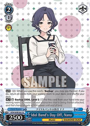 Image of Idol Band's Day Off, Nana (GCR/SE48-E61 N) - Girls Band Cry Premium Booster