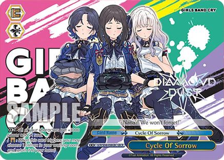 Image of Cycle Of Sorrow (GBCR) (GCR/SE48-E68GBC GBCR) - Girls Band Cry Premium Booster