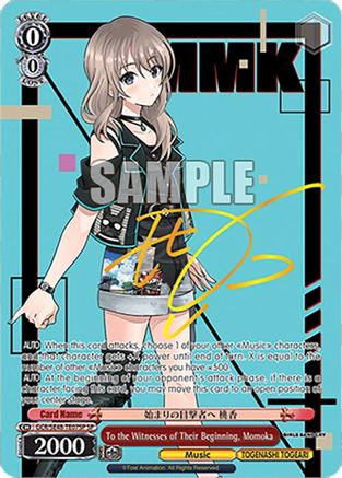 Image of To the Witnesses of Their Beginning, Momoka (SP) (GCR/SE48-TE07SP SP) - Girls Band Cry Premium Booster