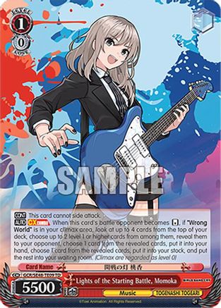 Image of Lights of the Starting Battle, Momoka (GCR/SE48-TE09 TD) - Girls Band Cry Premium Booster