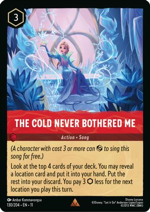 Image of The Cold Never Bothered Me (130/204) - Winterspell Cold Foil