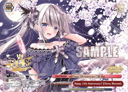 Image of Happy 15th Anniversary!! [Cherry Blossom] (WS/BCS2526-05) - Bushiroad Event Cards